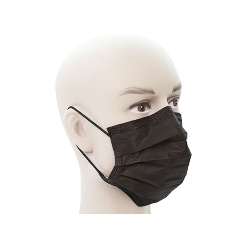 4-PLY Medical ASTM Level 3 Black Earloop Masks