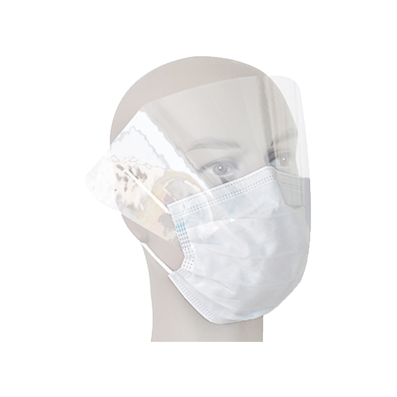 Bestex ASTM Level 3 Anti-Fog Surgical Face Mask with Shield, White