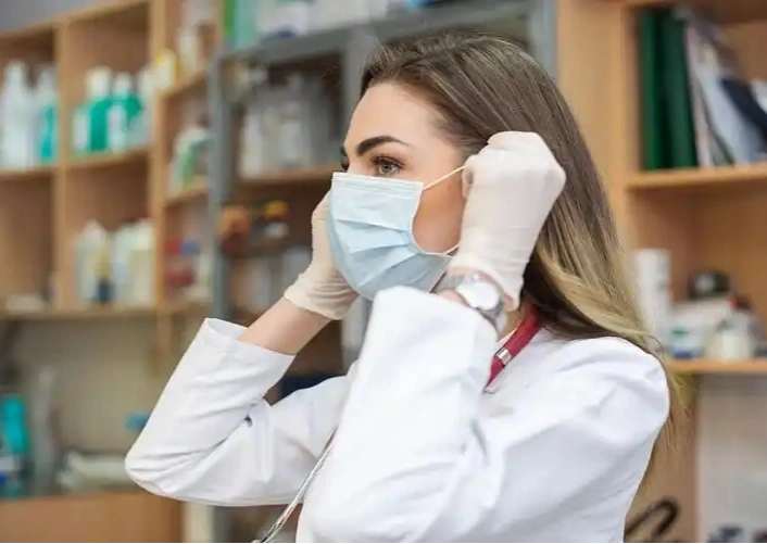 Why are most medical masks blue?