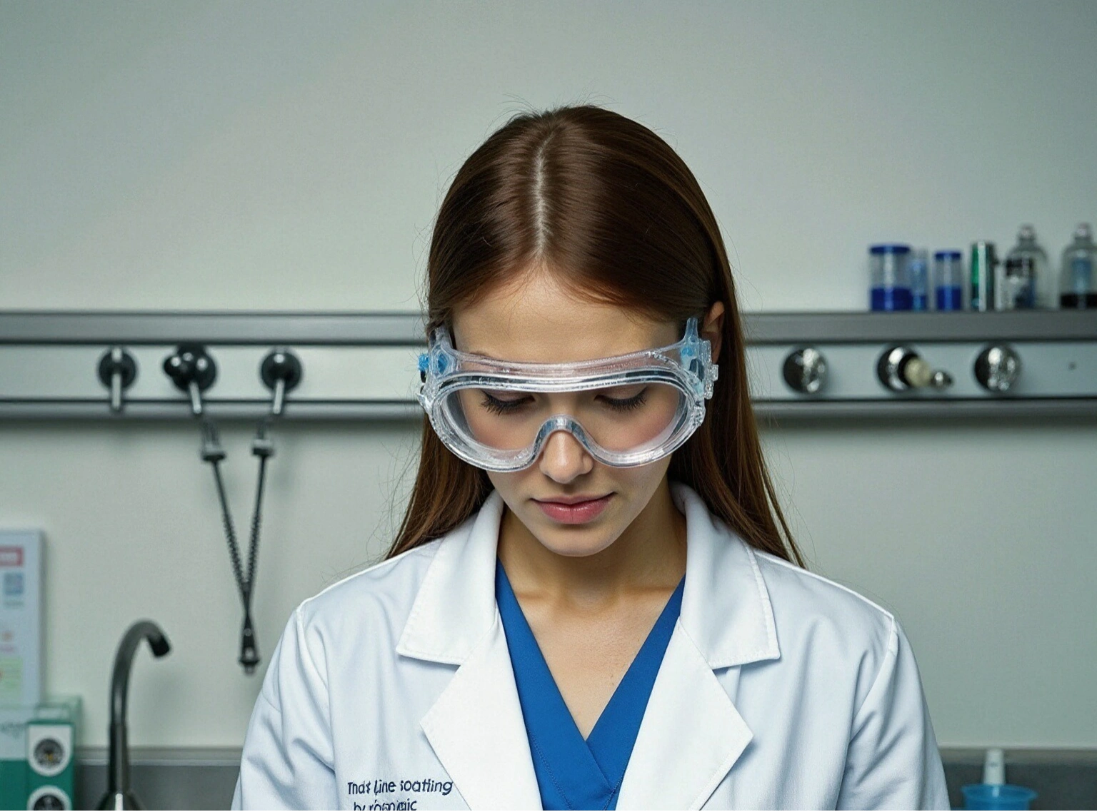 Can the correct choice of wearing goggles reduce the damage to the eyes caused by dust and particles