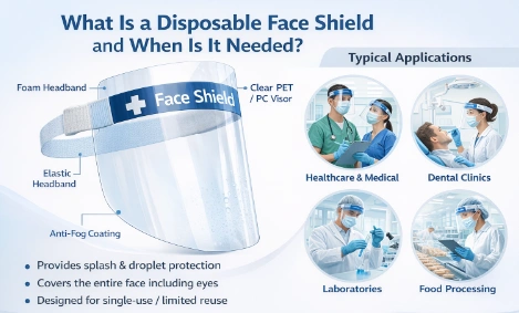 What Is a Disposable Face Shield and When Is It Needed?