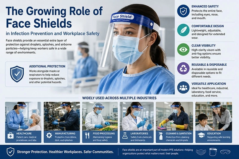 The Growing Role of Face Shields in Infection Prevention and Workplace Safety
